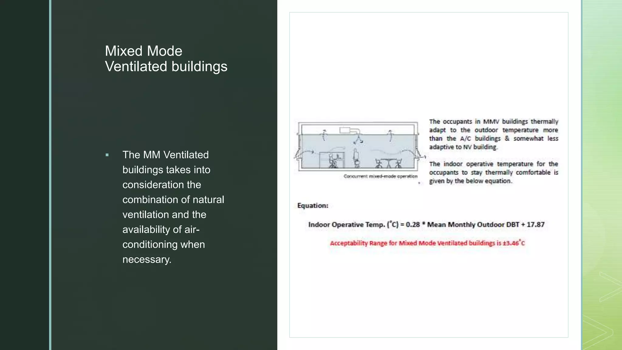 Thermal comfort in buildings | PPTX