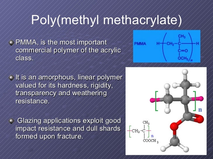 Thermal Degradation of PMMA