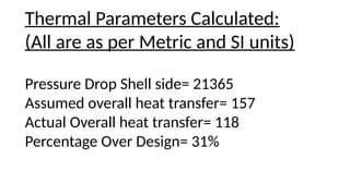 Percent Over Design Formula thermal_design_project_work_internship(updated)-1.pptx