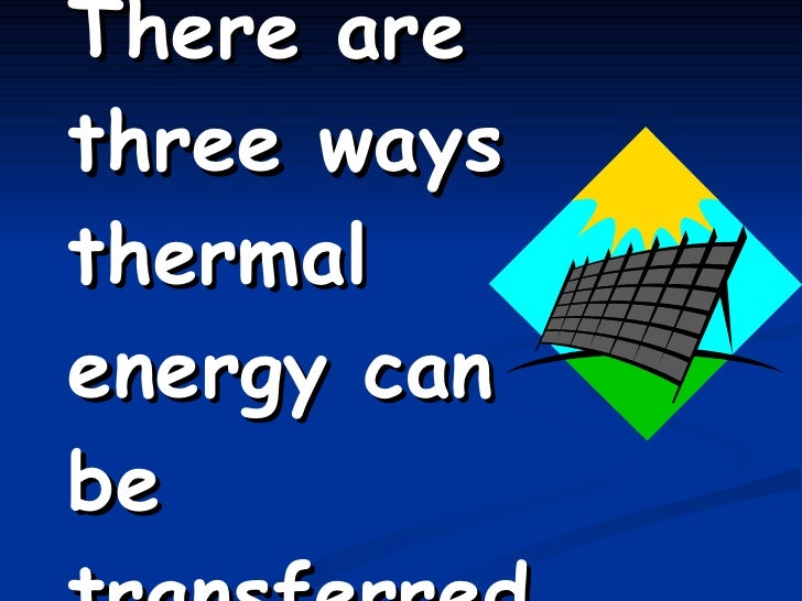 Thermal energy transfer notes without highlights