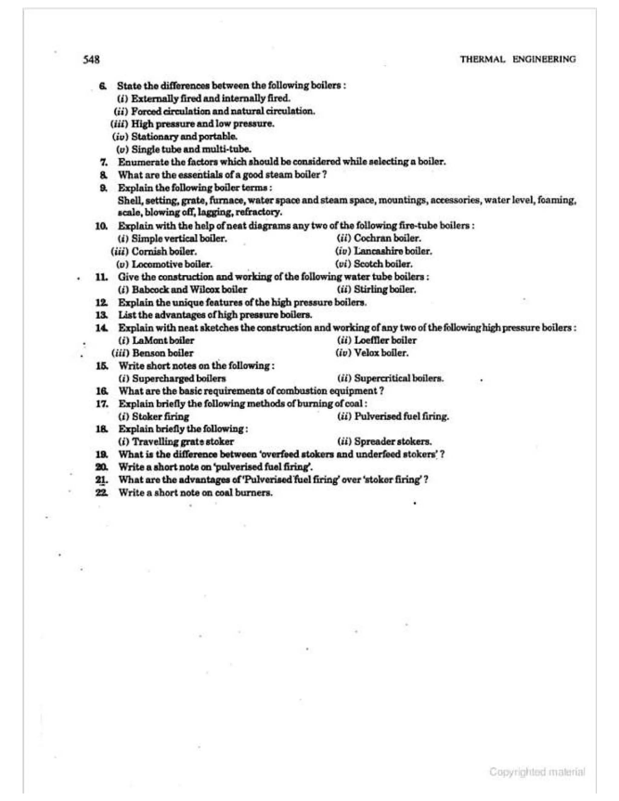 Thermal engineering by rk rajput   chapter 11
