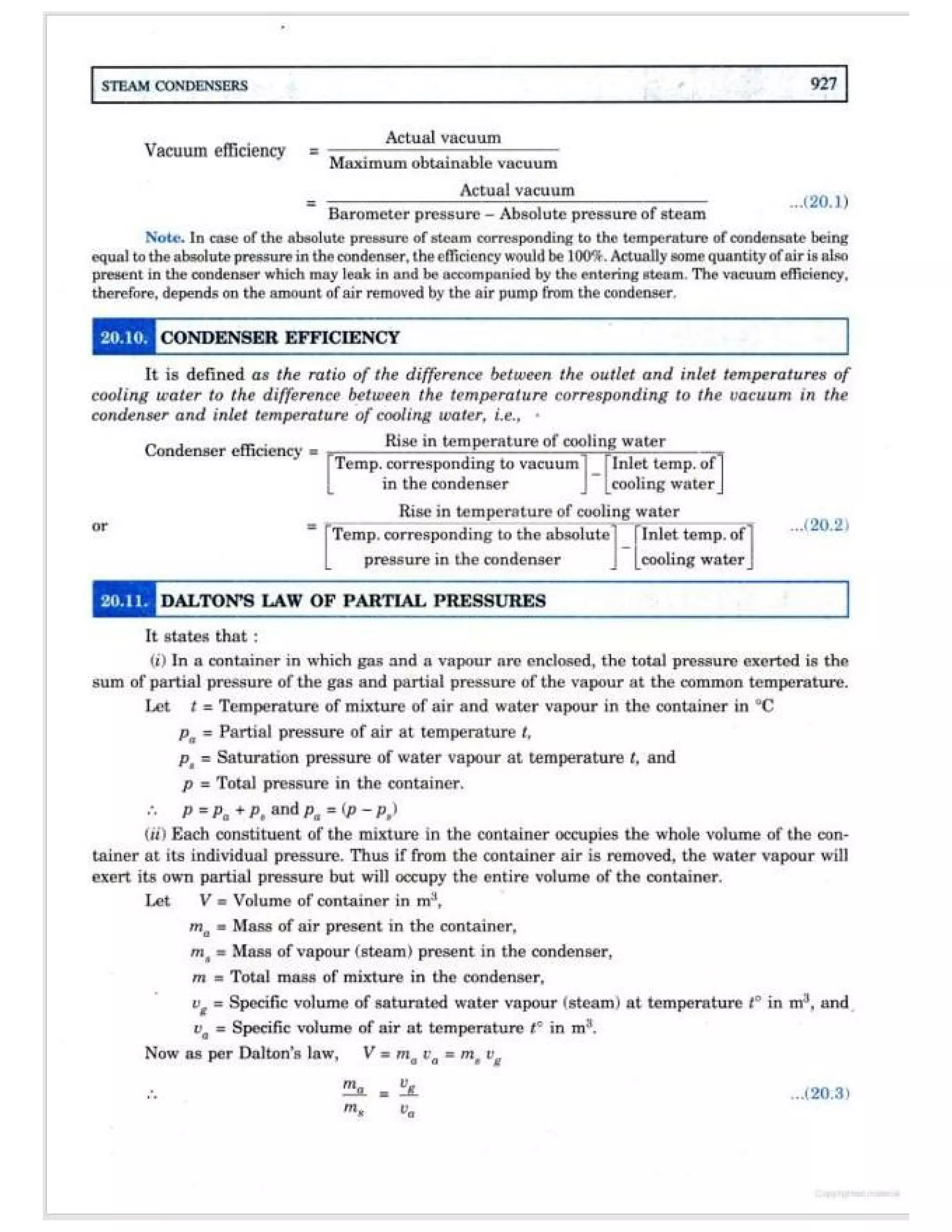Thermal engineering by rk rajput   chapter 20