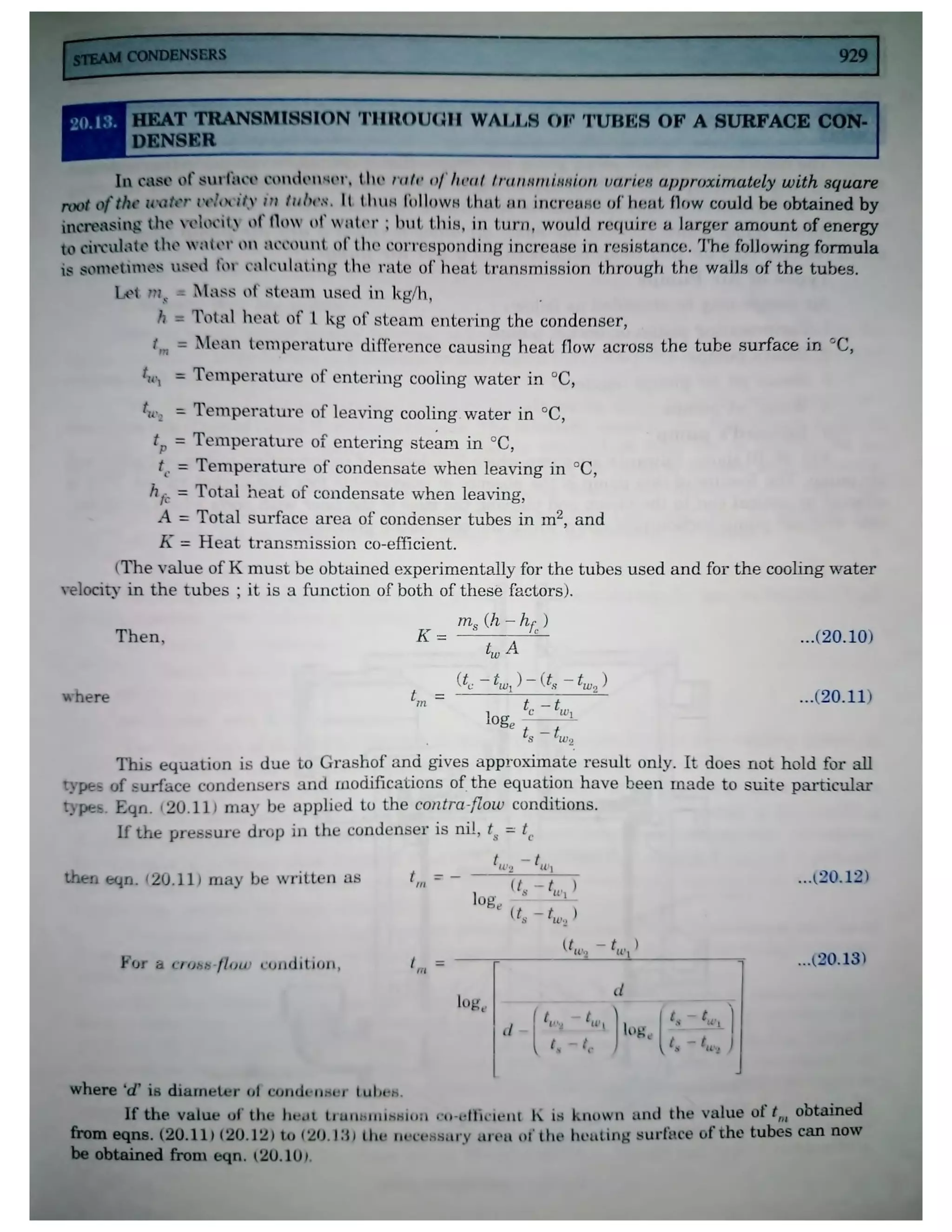 Thermal engineering by rk rajput   chapter 20