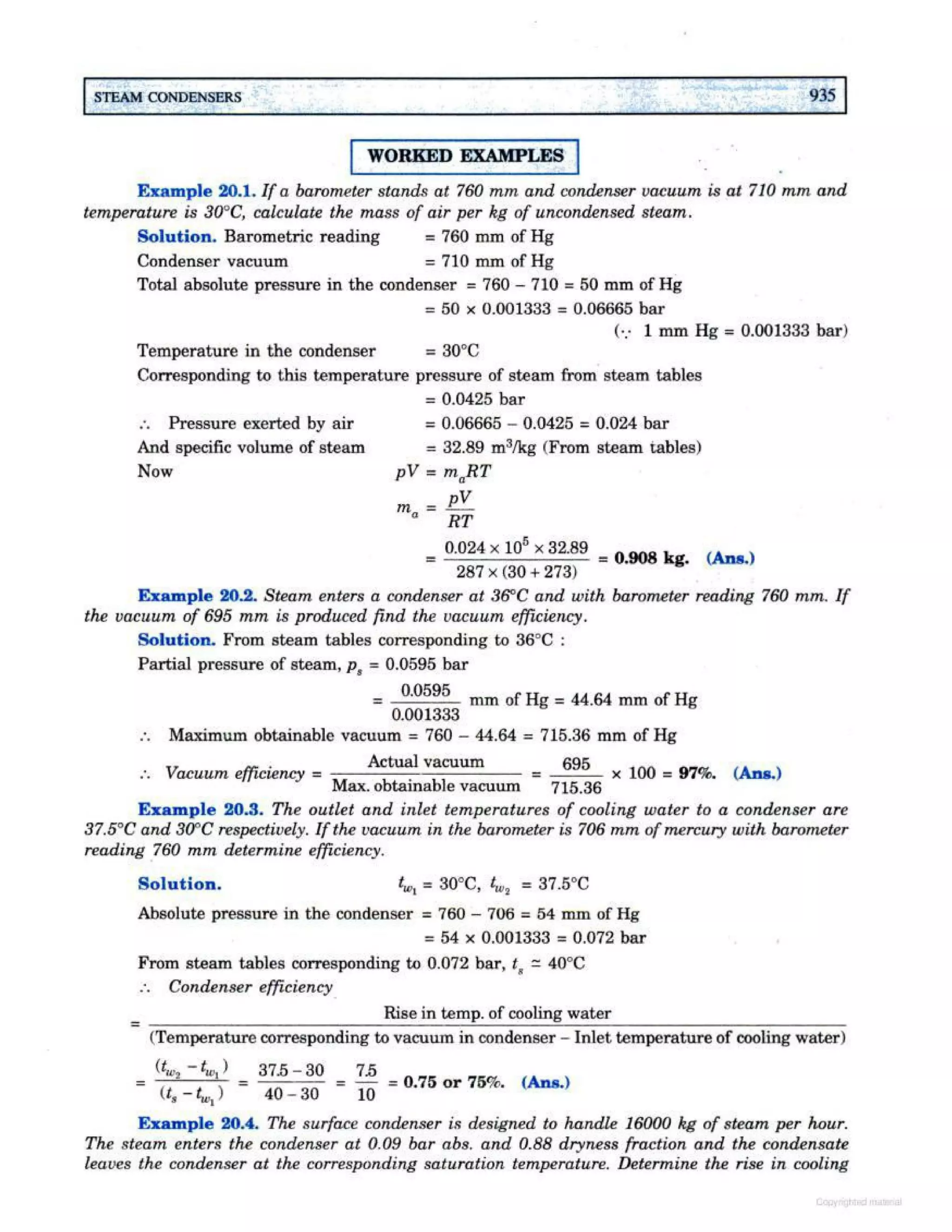 Thermal engineering by rk rajput   chapter 20