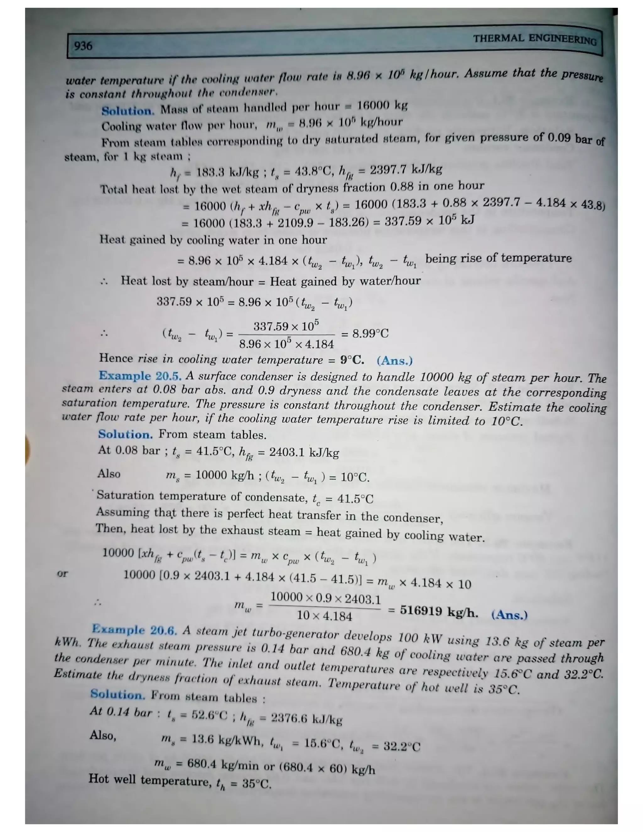 Thermal engineering by rk rajput   chapter 20