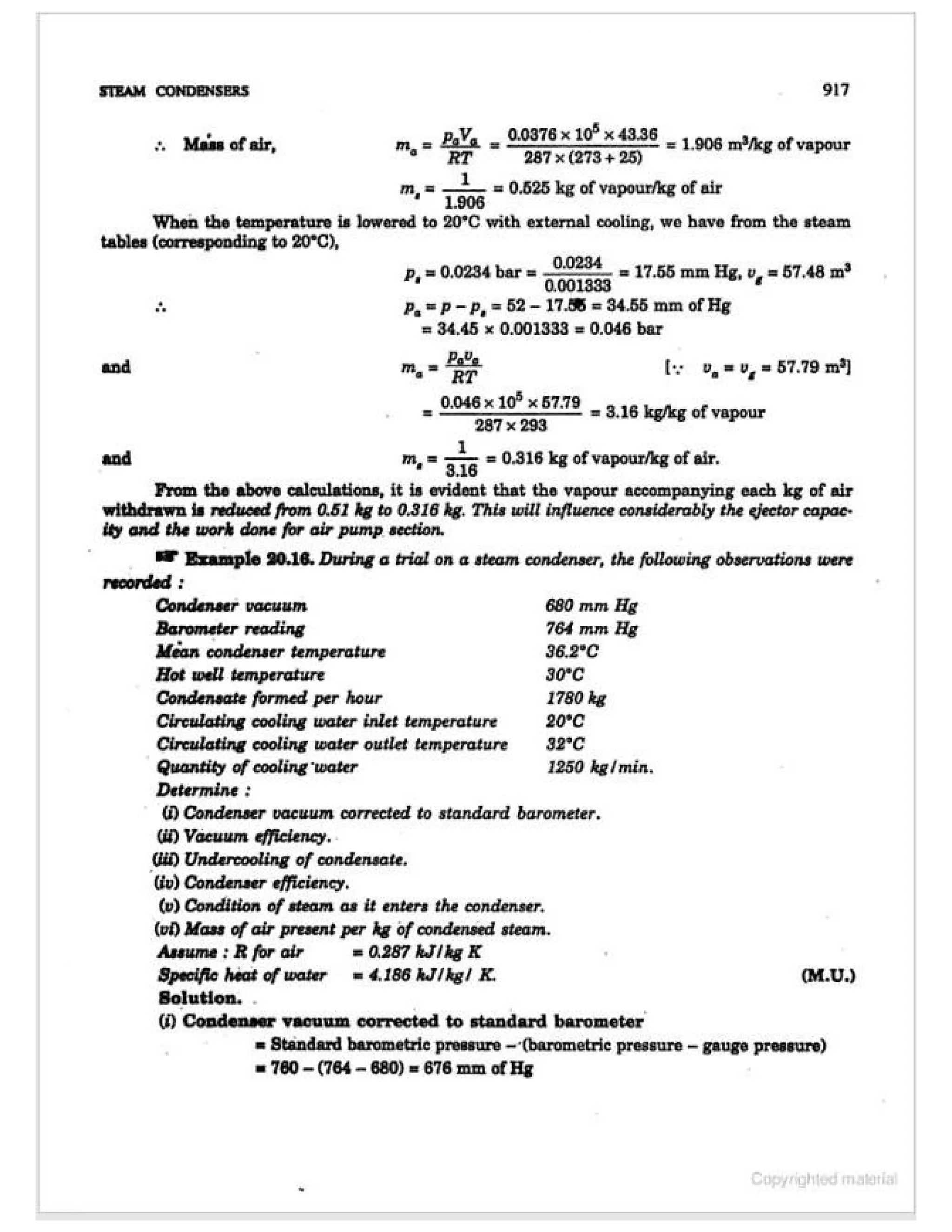 Thermal engineering by rk rajput   chapter 20