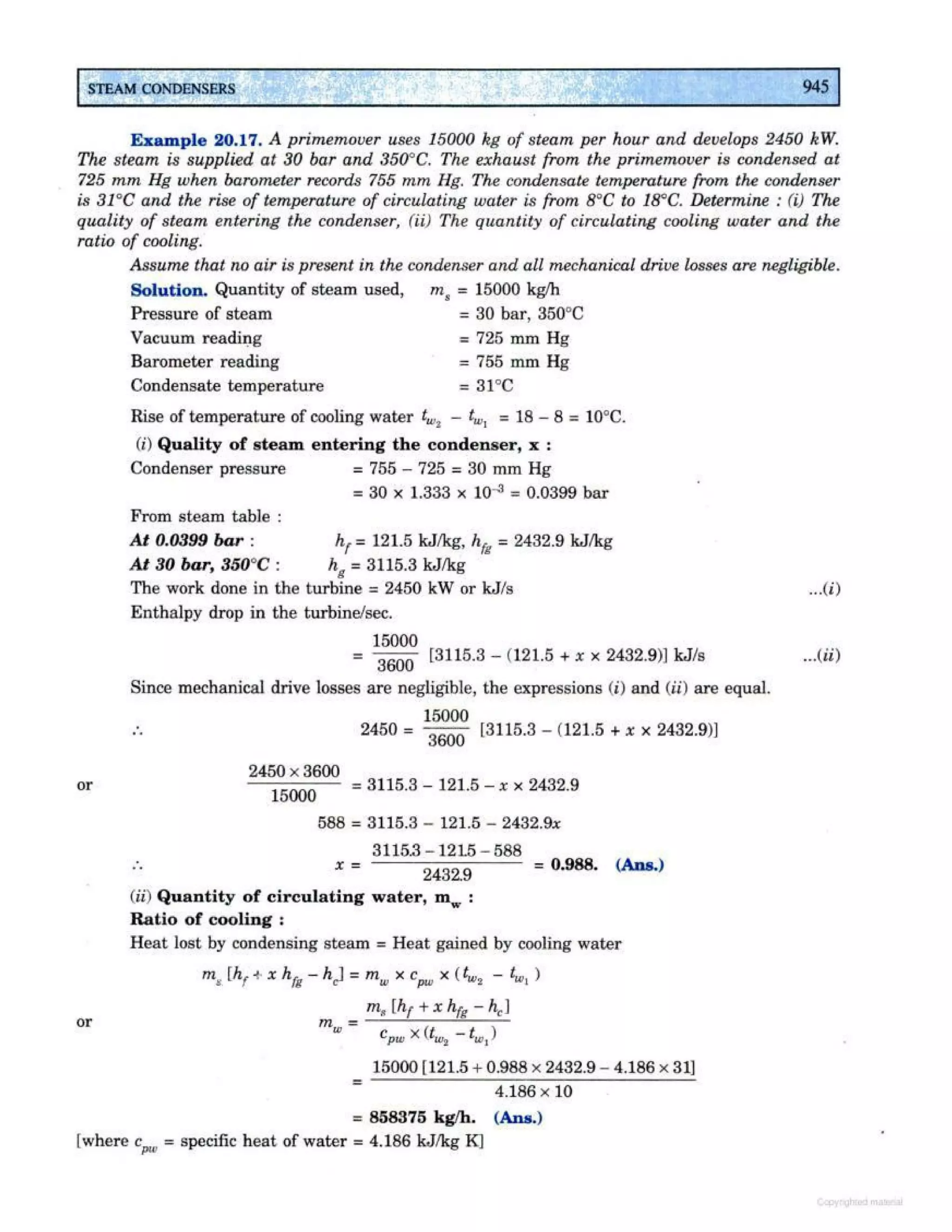 Thermal engineering by rk rajput   chapter 20