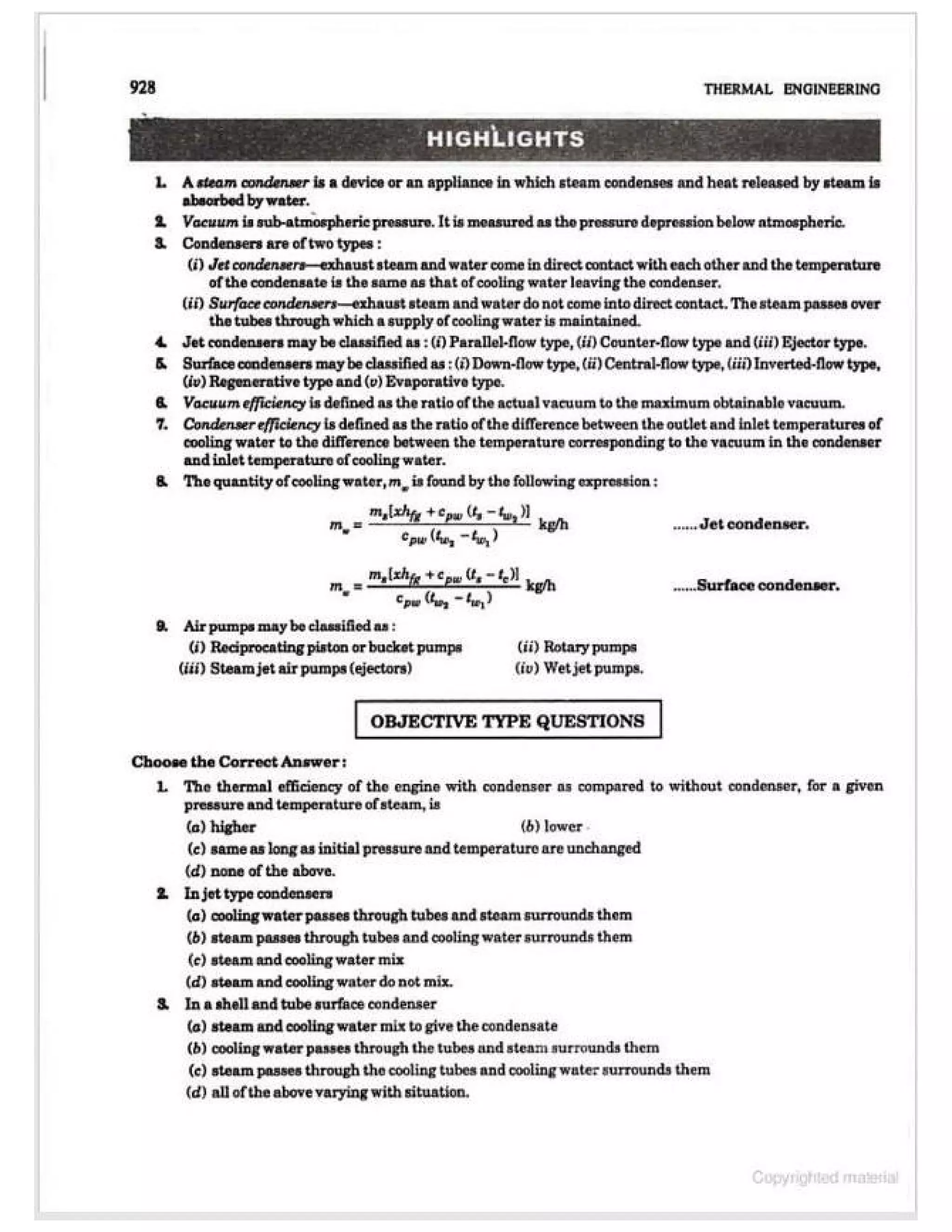 Thermal engineering by rk rajput   chapter 20
