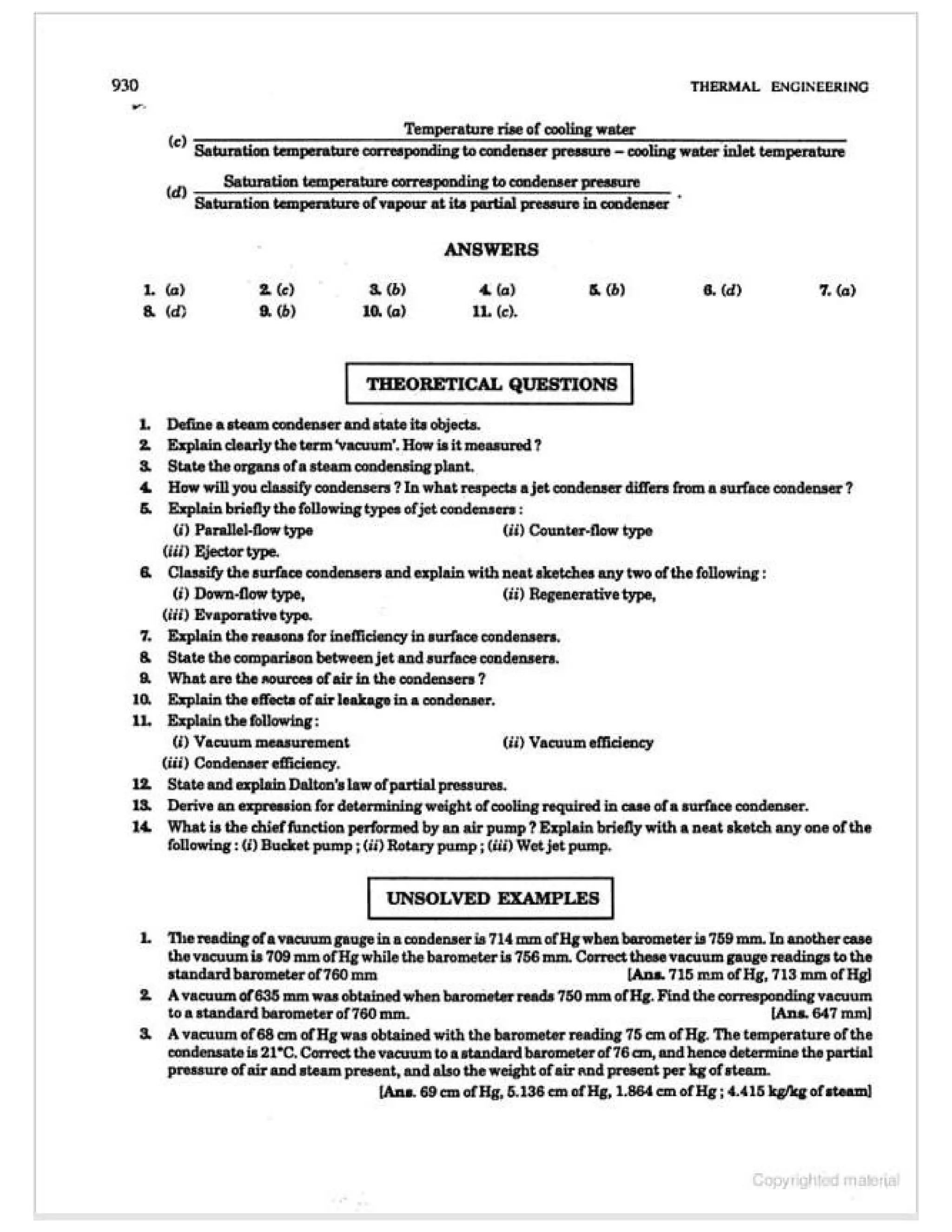 Thermal engineering by rk rajput   chapter 20