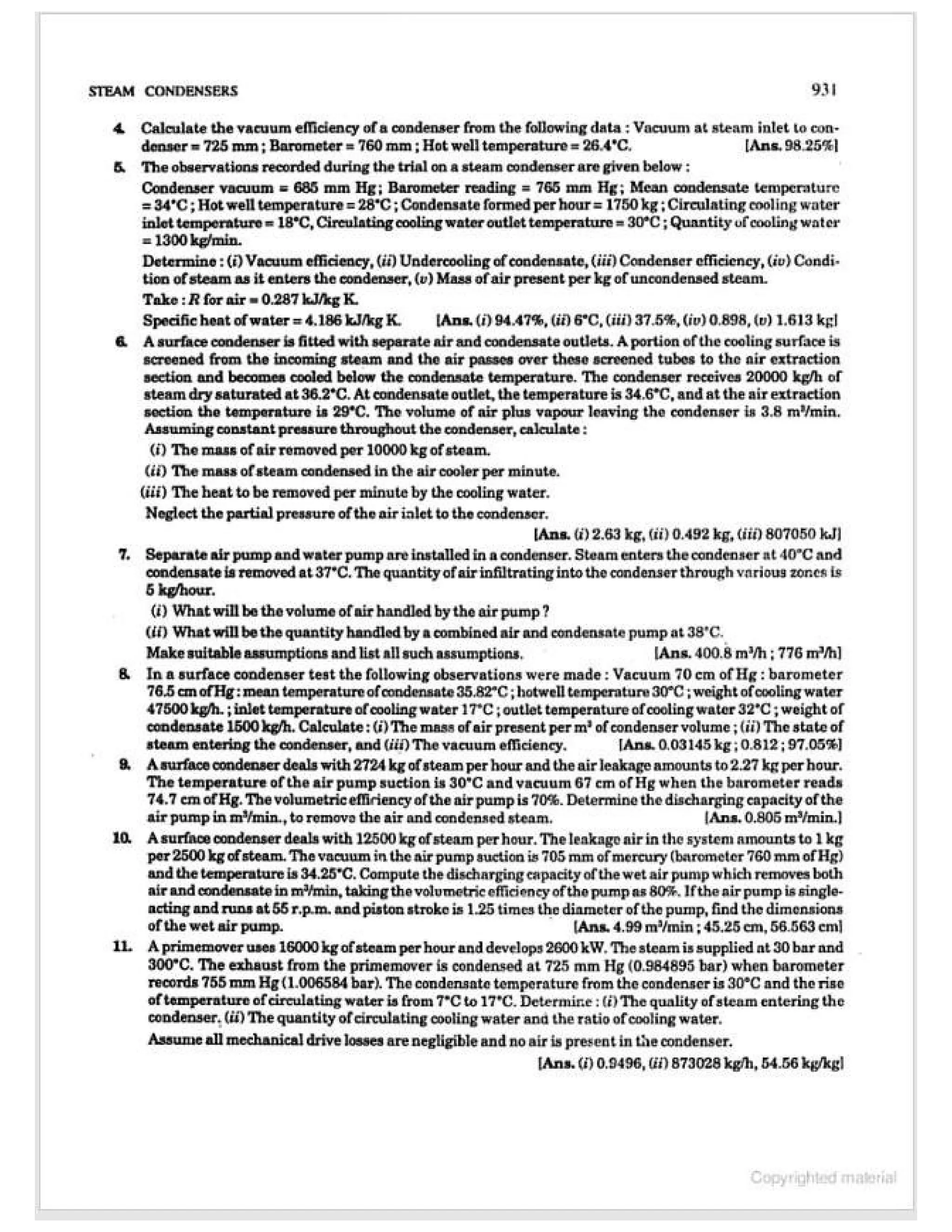 Thermal engineering by rk rajput   chapter 20