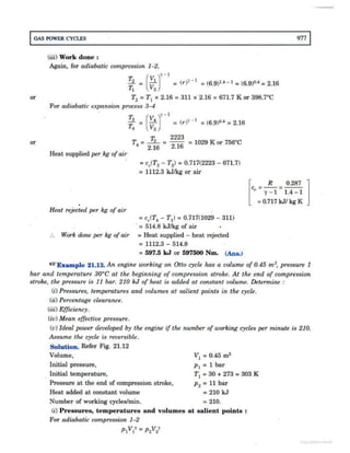 Thermal engineering by rk rajput   chapter 21