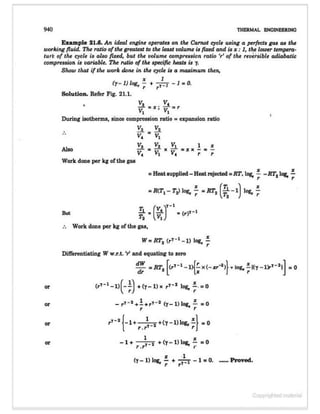 Thermal engineering by rk rajput   chapter 21
