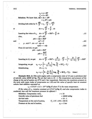 Thermal engineering by rk rajput   chapter 22