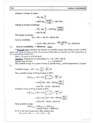 Thermal engineering by rk rajput chapter 5 | PDF