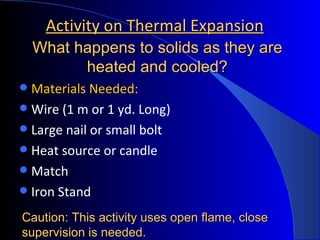 Thermal exp prs.
