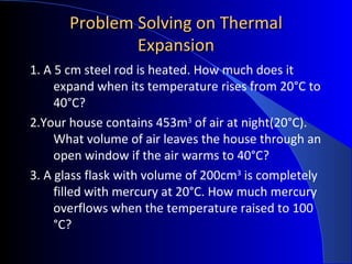 Thermal exp prs.