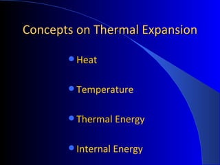 Thermal exp prs.