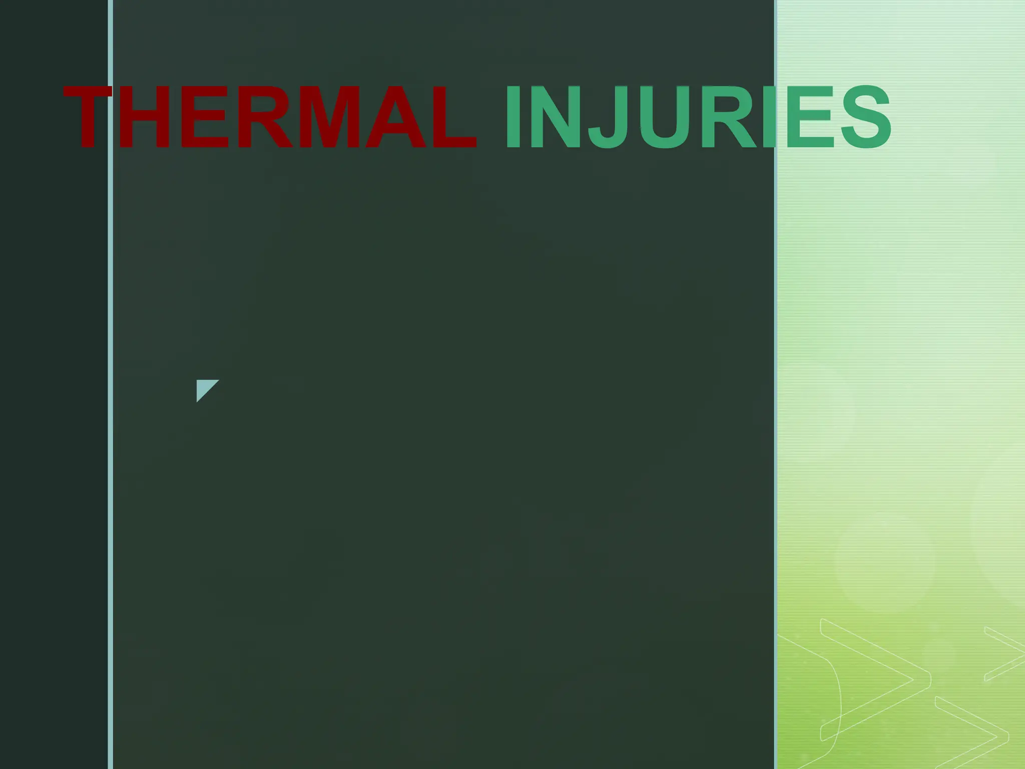 THERMAL INJURIES including hyperthermia and hypothermal injuries | PPT