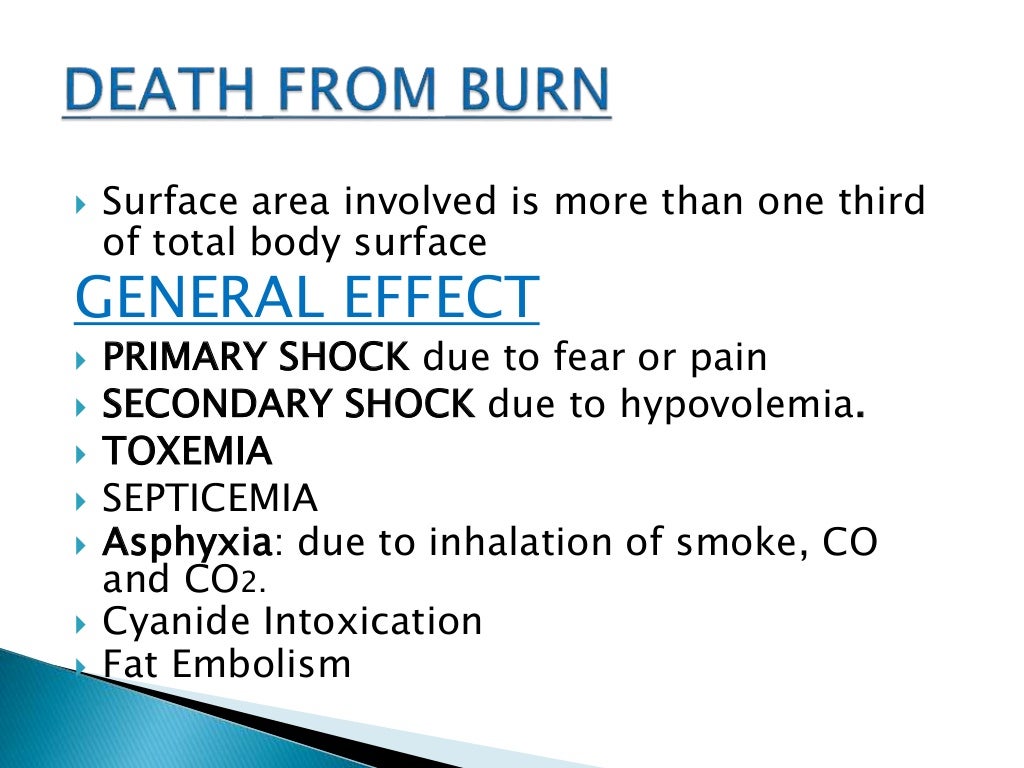 Thermal injury