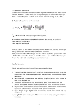 Thermal mass flow meter Operational Manual.pdf