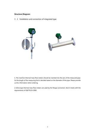 Thermal mass flow meter Operational Manual.pdf