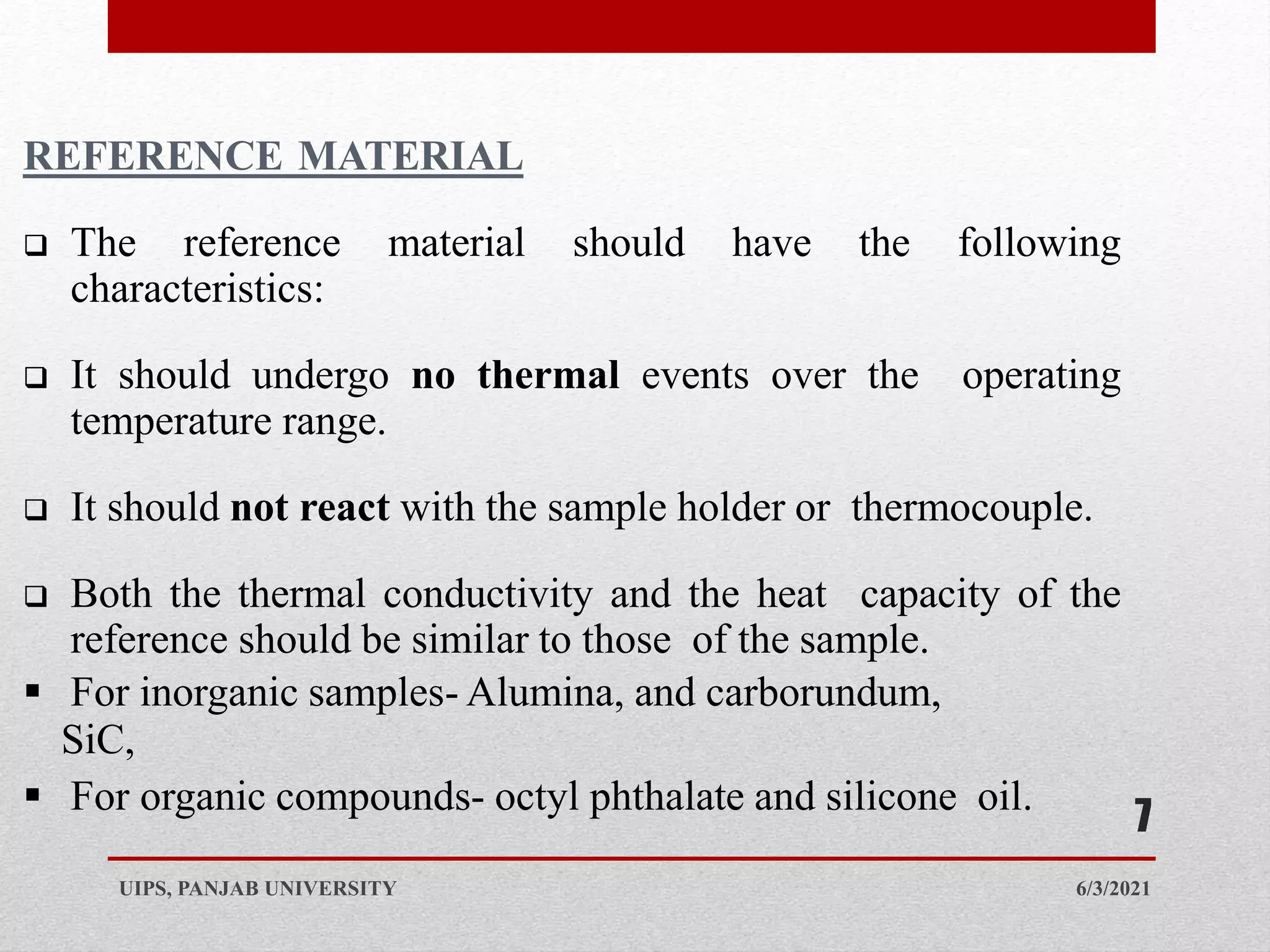 Thermal method of analysis. | PPTX