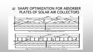 Thermal performance of solar air heaters | PPTX