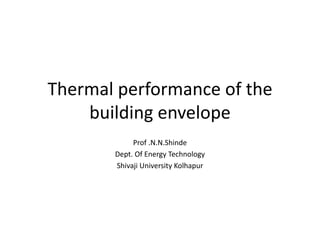 Thermal Performance of the Building Envelope.pptx