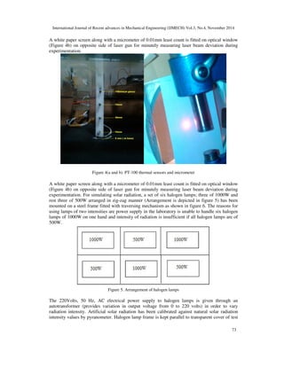 THERMAL PERFORMANCE TESTING OF A FLAT PLATE SOLAR AIR HEATER USING ...