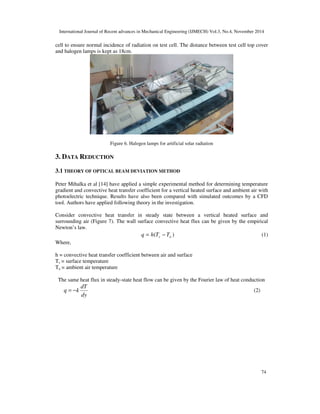 THERMAL PERFORMANCE TESTING OF A FLAT PLATE SOLAR AIR HEATER USING ...