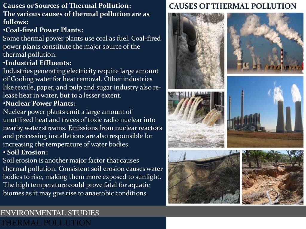 Thermal pollution