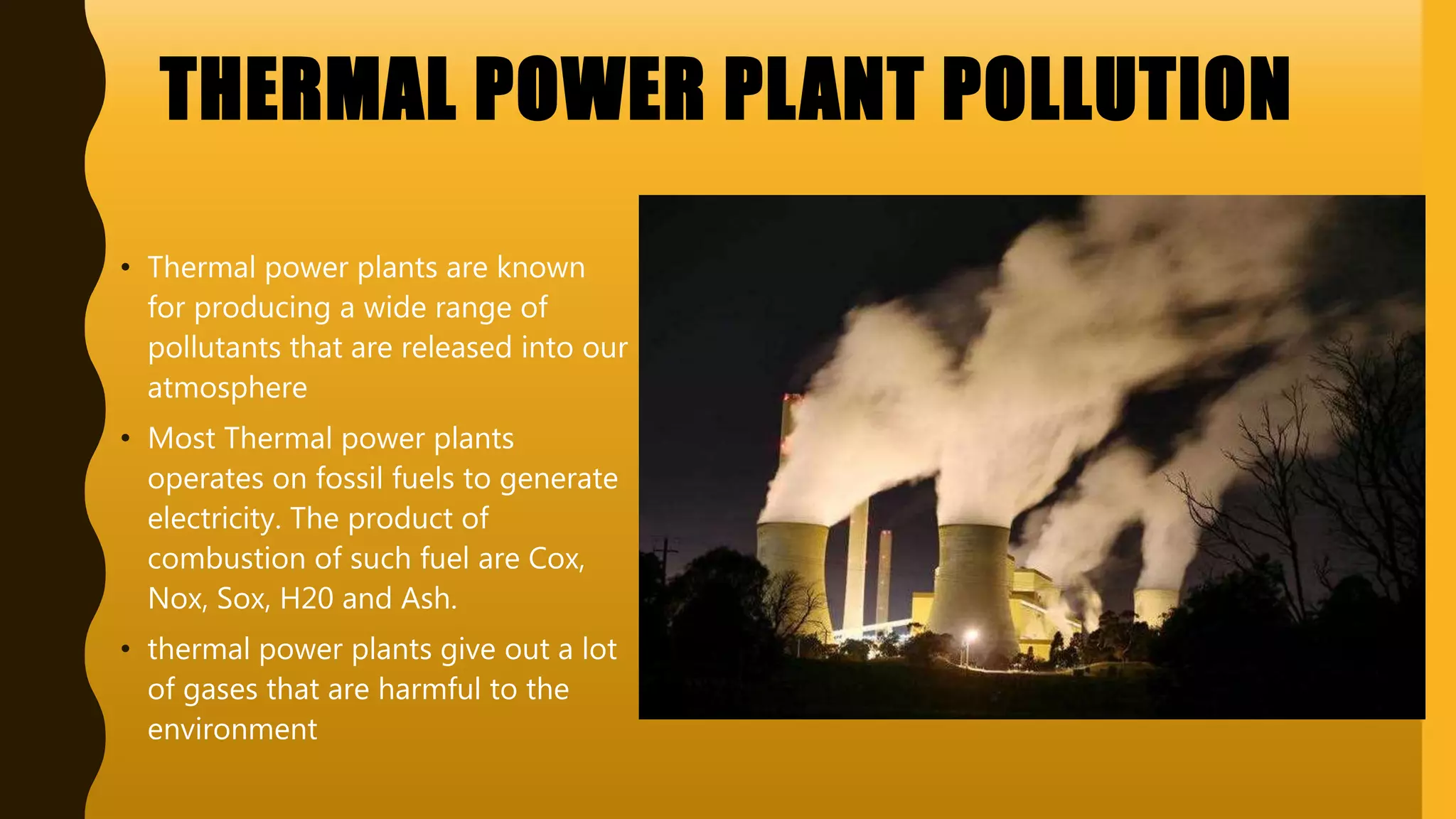 Thermal power plant pollution and cotrol techniques | PPTX