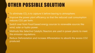 Thermal power plant pollution and cotrol techniques | PPTX
