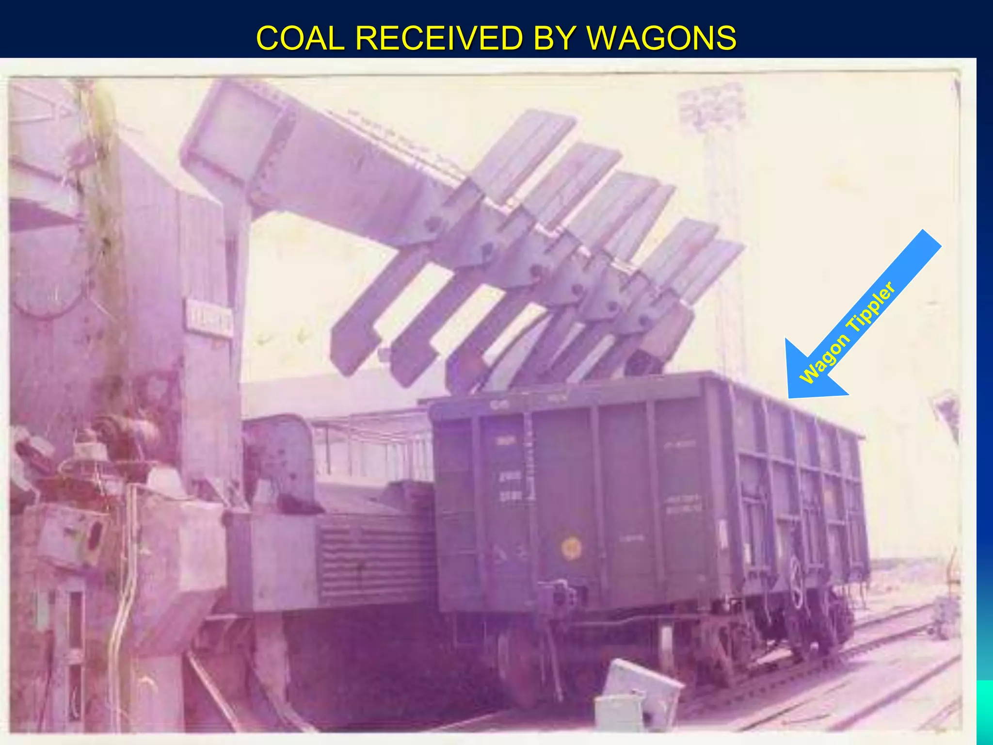 COAL RECEIVED BY WAGONS
 