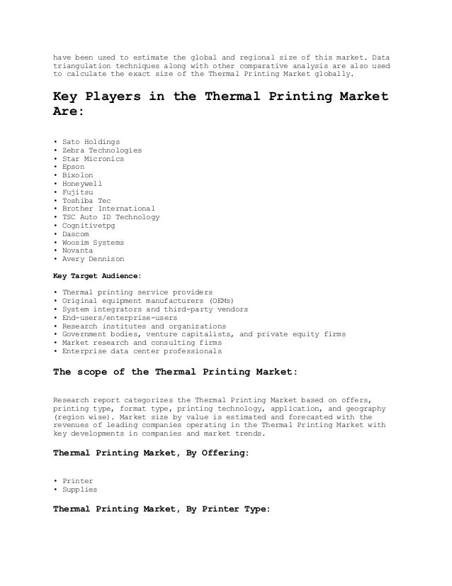 target thermal printer