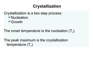 Thermal Properties of polymers presentation | PPTX
