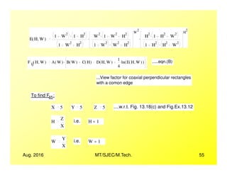 Thermal Radiation-II- View factors and Radiation energy exchange ...