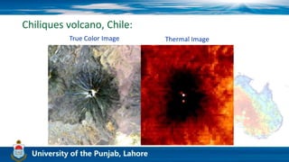 Chiliques volcano, Chile:
True Color Image Thermal Image
 