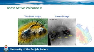 Most Active Volcanoes:
True Color Image Thermal Image
 