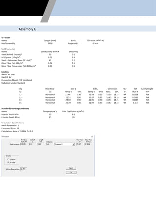 Flixo Thermal Calculation For Unitized System.pdf Thermal simulation report | PDF