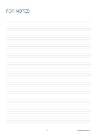 23 www.thermasteel.еu
FOR NOTES
 