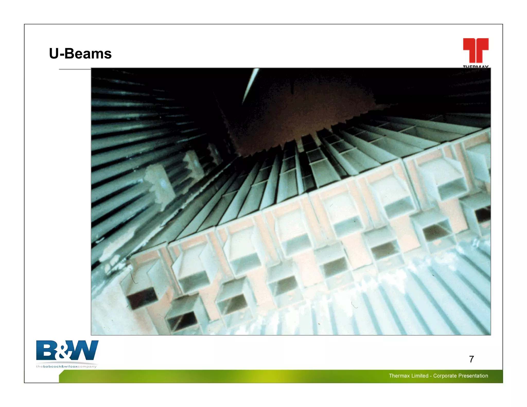 Thermax Limited – Corporate PresentationThermax Limited – Corporate Presentation
7
U-Beams
 