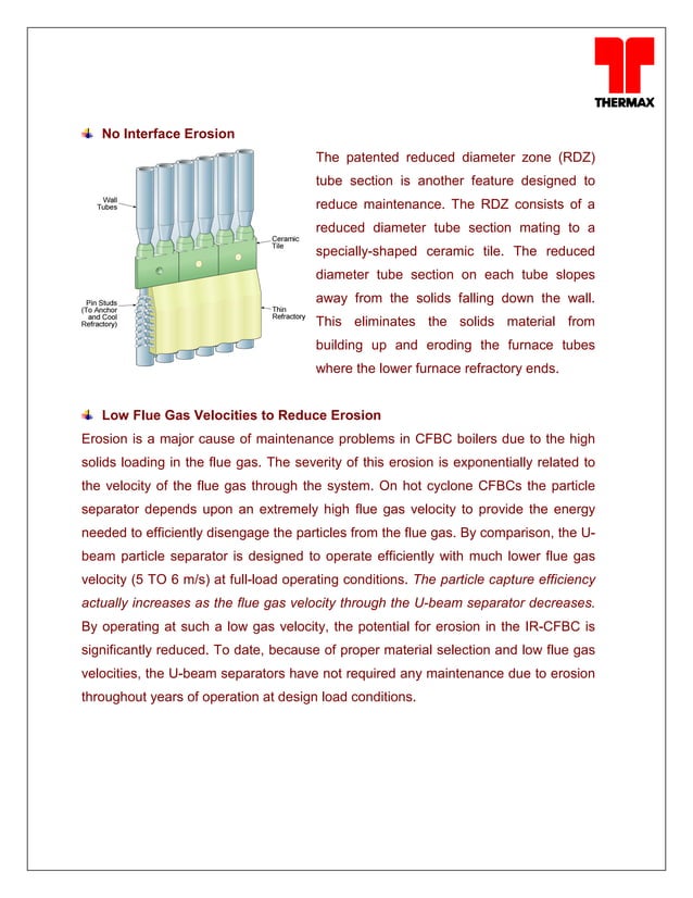 Thermax IR CFBC BOILER U BEAM TYPE PDF