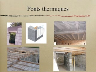 Ponts thermiques
 
