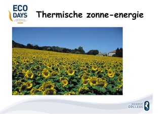 Thermische zonne-energie
 