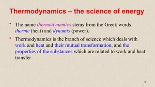 Thermo-1 Basic Concepts and Terminology of Thermodynamics | PPTX