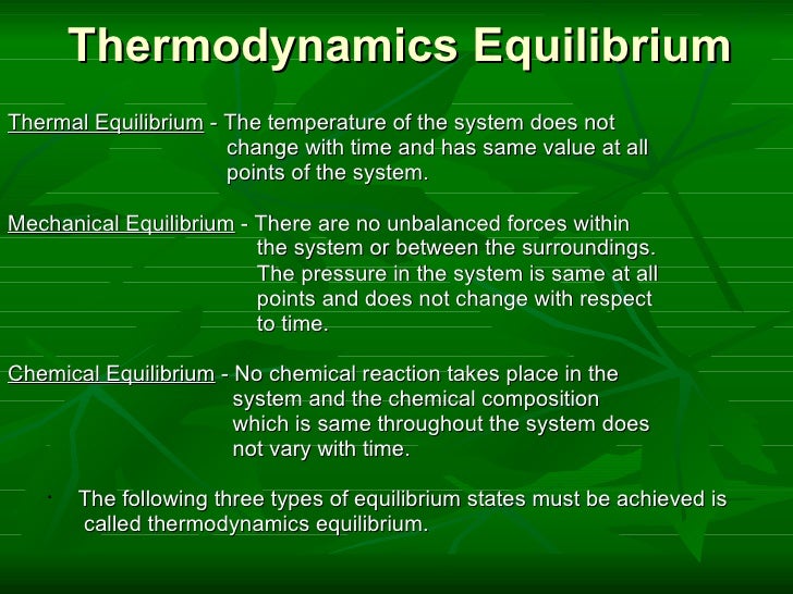 Thermodynamics