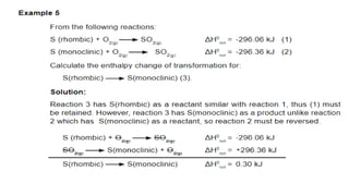 Thermochemistry