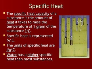 Comprehensive Thermochemistry: Energy Flow, Heat Transfer, and Enthalpy ...