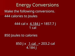 Comprehensive Thermochemistry: Energy Flow, Heat Transfer, and Enthalpy ...
